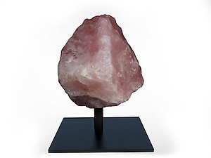 Rose Quartz Rough on Base - Small