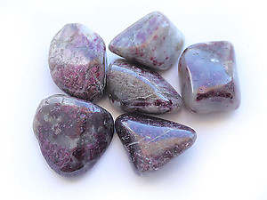 Large (30-45 mm) Ruby Tourmaline Tumbled Stones