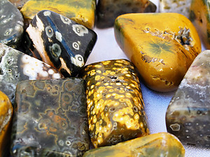 Large (30-45mm) Sea Jasper Tumbled Stones