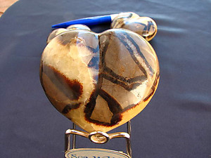 Septarian Large Decorative Heart