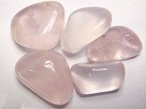 30-45 mm Semi-Gem Rose Quartz Tumbled Stones