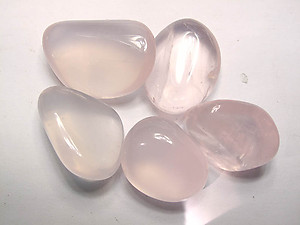 18-30 mm Semi-Gem Rose Quartz Tumbled Stones