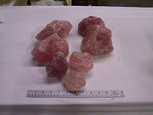 Top Red Rose Quartz Rough