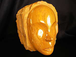 Yellow Jasper Face