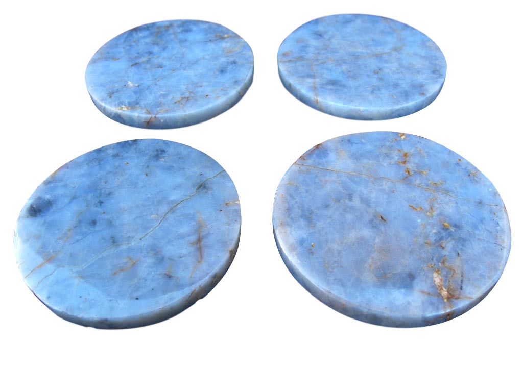 Blue Quartz Coasters