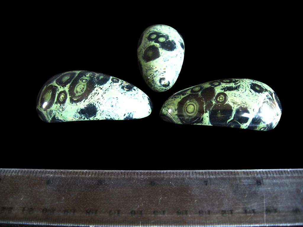 Crocodile Jasper Massage Tools Round Design