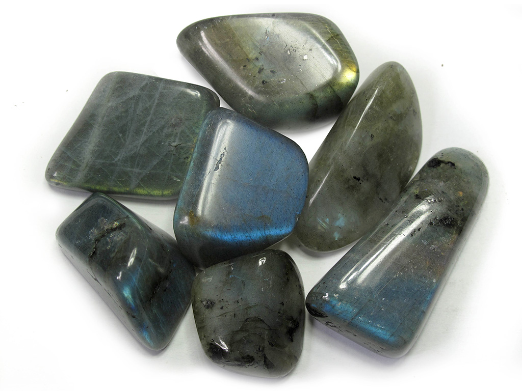 Peacock Blue Labradorite Tumbled Stones (45-60 mm)