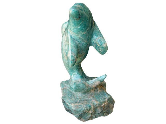 Amazonite Curled Tail Dolphin