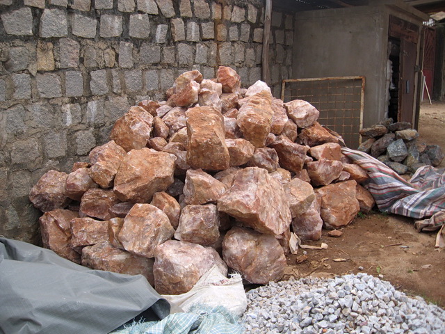 Fire Quartz Rough - 5 LB bag