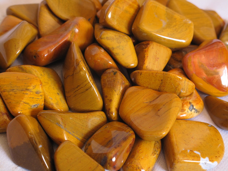 期間限定30％OFF! Yellow mm 45-60 Jasper Stones Tumbled 画材
