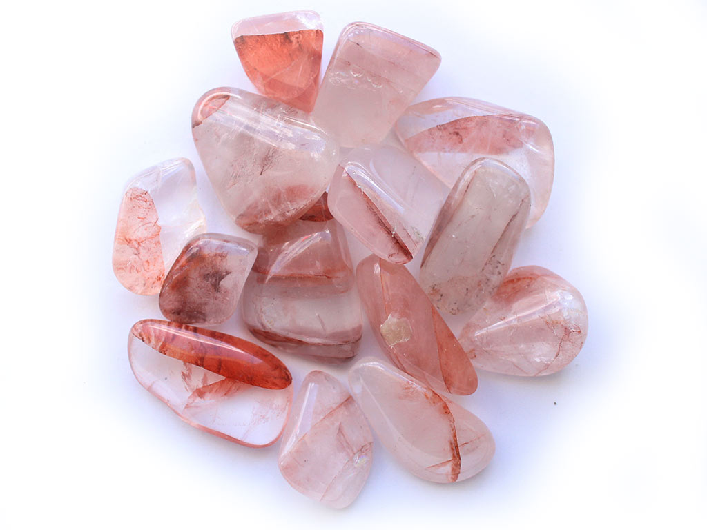 1 lb Tumbled Clear Quartz Gemstone Crystals 45-60 Stones Bulk Gem Rock Specimens
