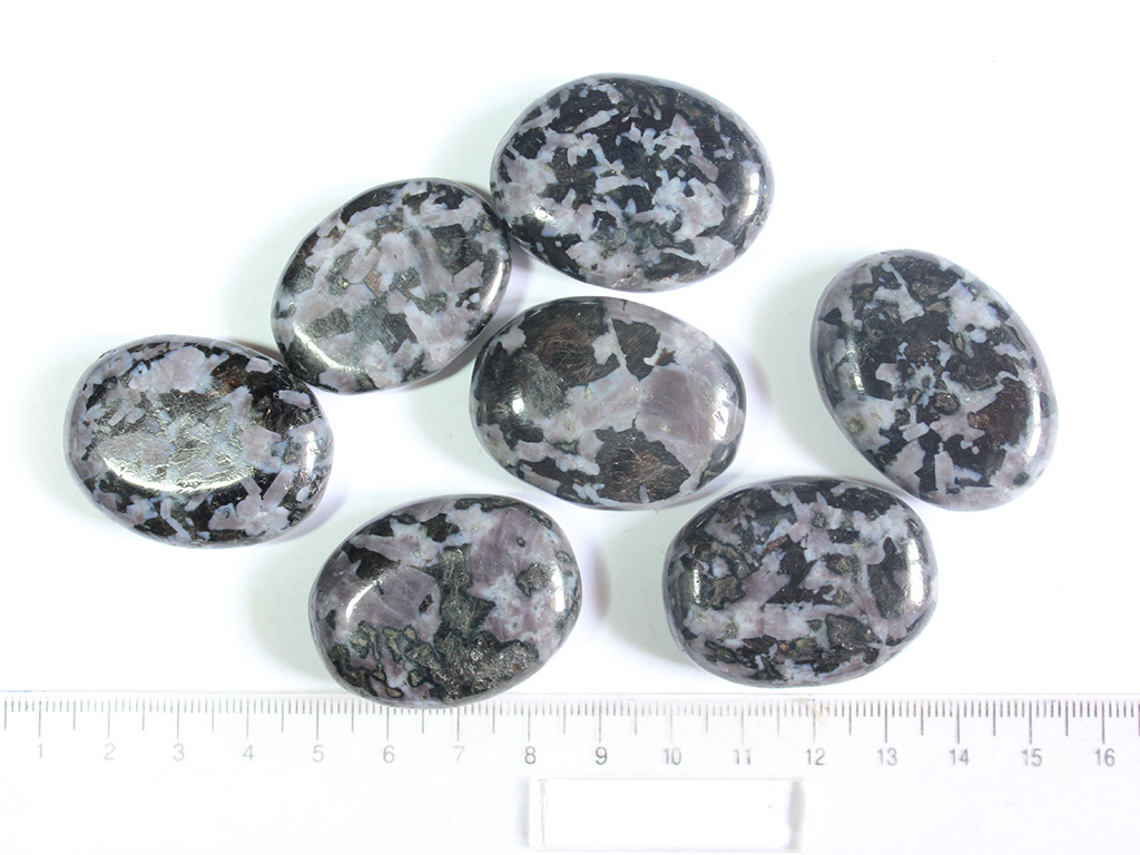 Indigo Gabbro Oval Shapes
