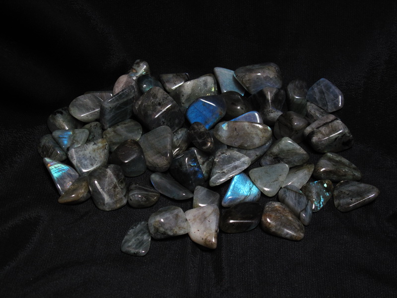 Peacock Blue Labradorite Tumbled Stones (45-60 mm)