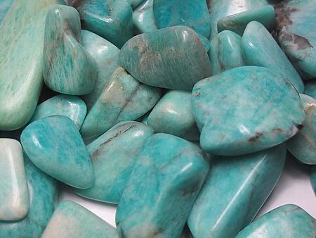 45-60 mm Amazonite Tumbled Stones