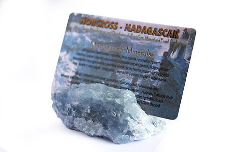 Blue Calcite Business Card Holder