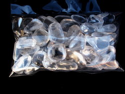 18-30 mm Crystal Quartz Tumbled Stones- 