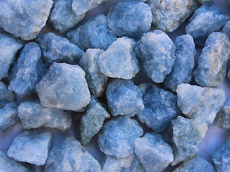 Blue Calcite Gem Decor Rough