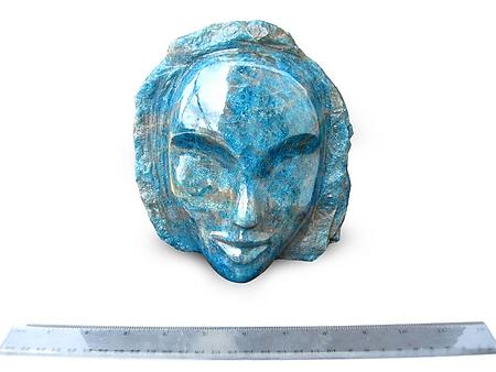 Apatite Face Carvings
