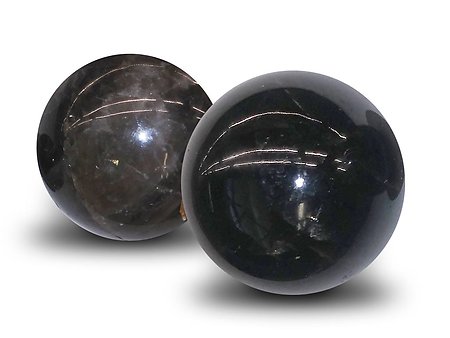Smoky Quartz Spheres 40-50 mm