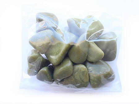 30-45 mm Green Opal Tumbled Stones