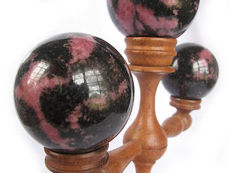 Rhodonite Spheres (40-50 mm)