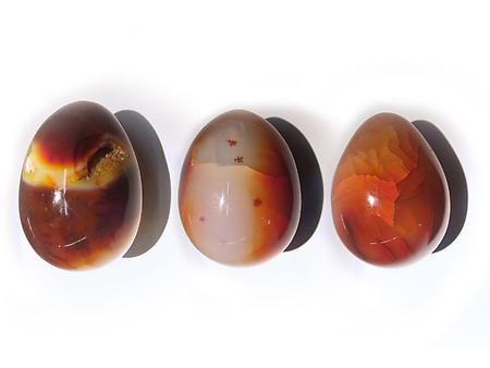 Carnelian Eggs 40-50 mm