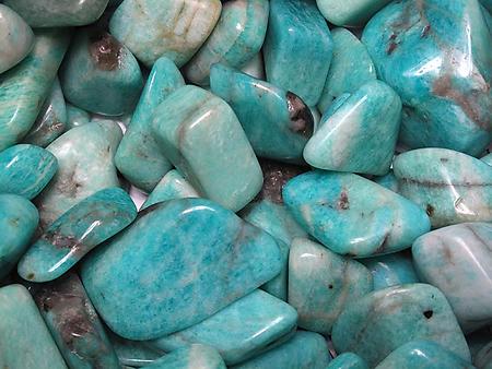 30-45 mm Amazonite Tumbled Stones