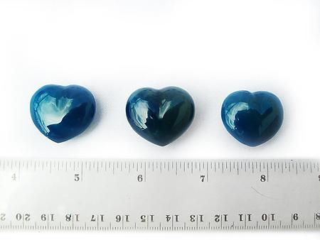 Blue Agate Jewelry Heart