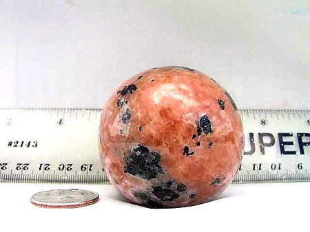 Orange Calcite Spheres 50-60 mm