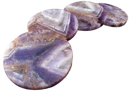 Amethyst Banded Coasters