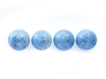 Blue Calcite Spheres 70-80 mm
