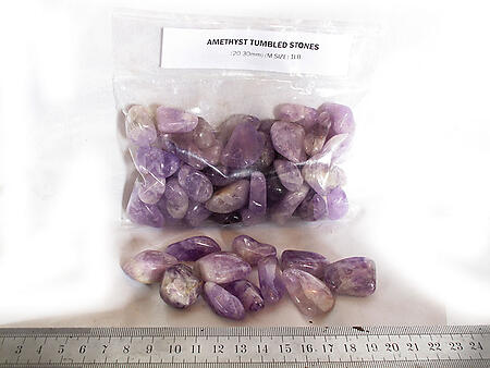 Large (30-45 mm) Amethyst Tumbled Stones
