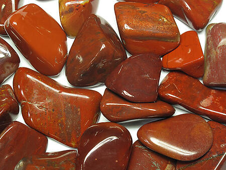 Medium (18-30mm) Red Jasper Tumbled Stones