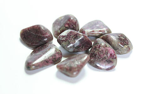 Small (18-30 mm) Ruby Tourmaline Tumbled Stones