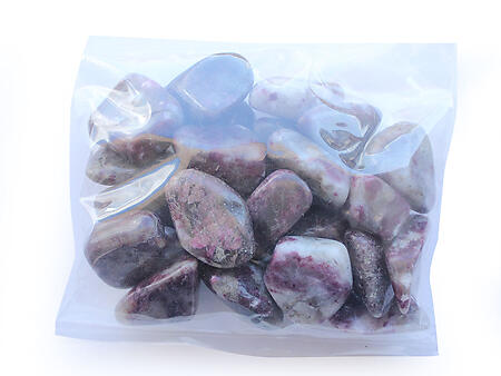 Large (30-45 mm) Ruby Tourmaline Tumbled Stones