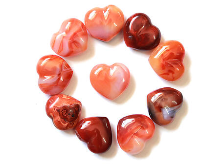 Carnelian Jewelry Heart