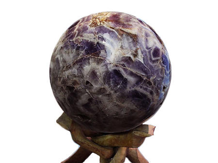 Amethyst Banded Large Sphere - 31 cm