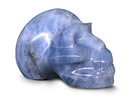 Blue Calcite Large Skull