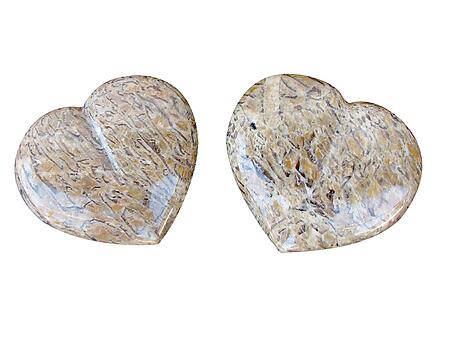 Zebradorite Large Hearts (7-8 inch)