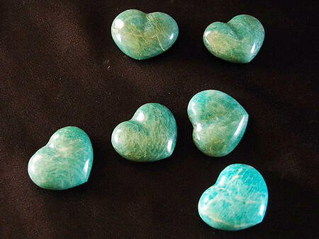 Amazonite Jewelry Hearts