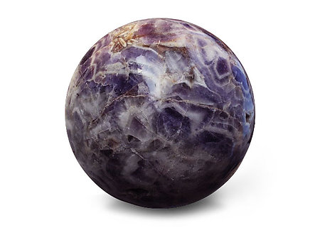 Amethyst Banded Large Sphere - 27 cm
