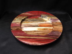 Petrified Wood Plate 8.5 inch - 0.85Kg