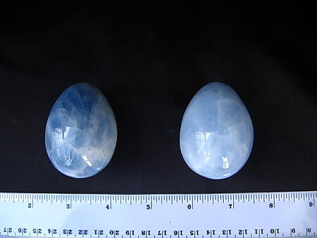Blue Calcite Eggs 40-50 mm