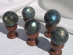 Labradorite Spheres (40-50 mm)