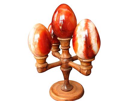 Carnelian Eggs 50- 60 mm