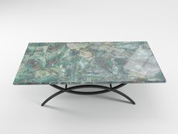 Chrysocolla Table Top (140 x 83 x 3 cm)