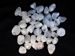 45-60 mm Crystal Quartz Tumbled Stones- 