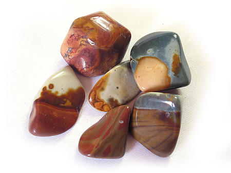 Medium (18-30 mm) Desert Jasper Tumbled Stones