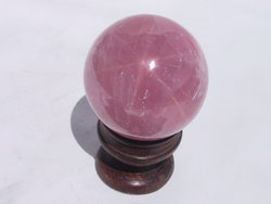 50-60 mm Lavender Rose Quartz Sphere