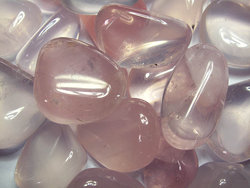 30-45 mm Semi-Gem Rose Quartz Tumbled Stones